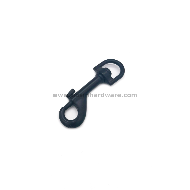Black Plated Metal Bolt Snap Hook