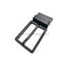 30mm Zinc Alloy Reversible Tail Clip Pin Belt Buckle with Matte Black Color