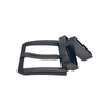Black Painting Simple Clip Reversible Leather Pin Buckle