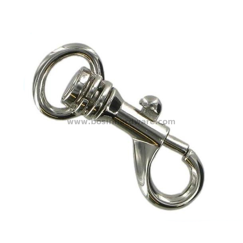 12mm Oval Eye Metal Snap Hook for Webbing