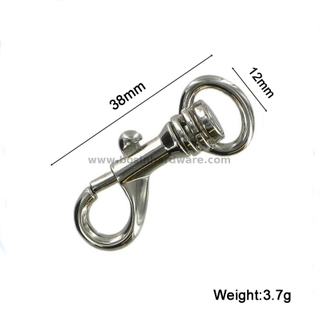 12mm Oval Eye Metal Snap Hook for Webbing