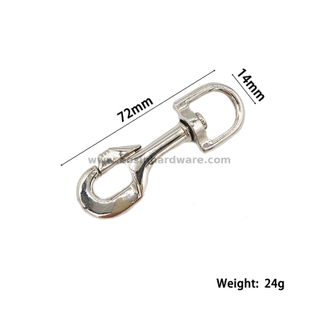 Zamak Bolt Snap Hook for Bag Fittings