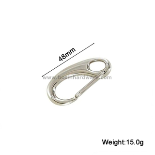  Egg-shaped Key Hanging Buckle Metal Spring Snap Hooks