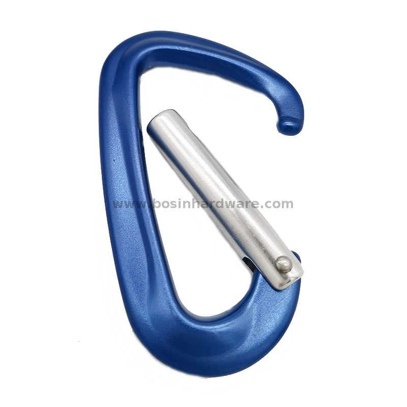 Lightweight Outdoor Aluminum Straight Gate Carabiner