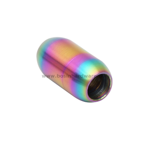 6mm Rainbow Stainless Steel Magnetic Column Clasps for DIY Bracelet