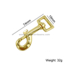 Light Gold Plated Snap Hook for Bags