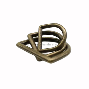 Multi Sizes Zinc Alloy Antique Brass Color D Ring Metal Rings