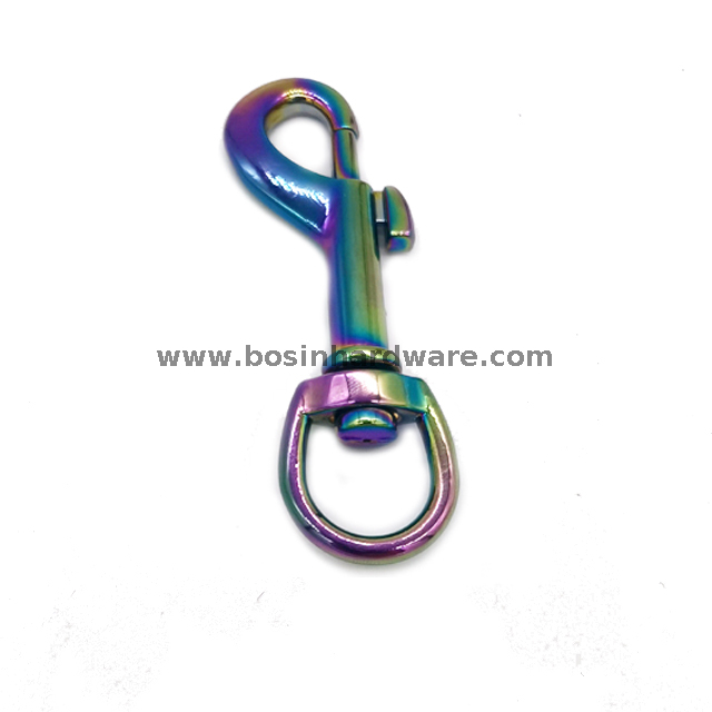 Rainbow Metal Swivel Bolt Snap Hook