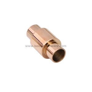 Custom Logo Stainless Steel Tube Magnetic Column Clasps 