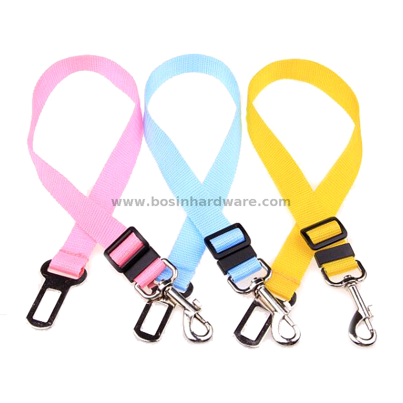 Adjustable Car Seat Belt Buckle Dog Leash 