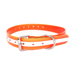 Bicolourable PVC Waterproof Adjustable Pet Collars for Dog Swimming