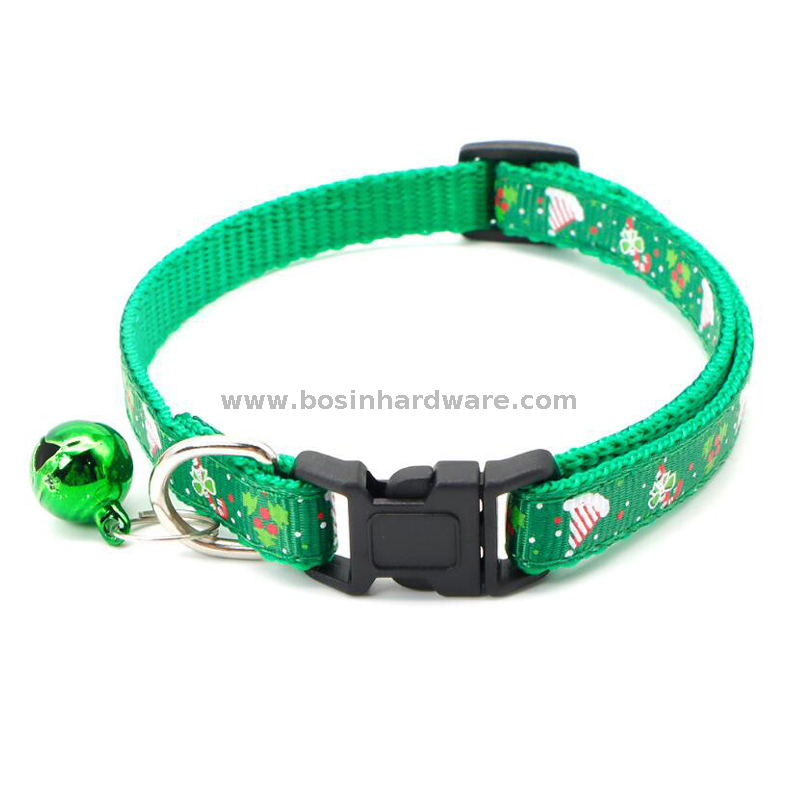 Customized Pattern Dog Decoration Christmas Bell Dog Collar
