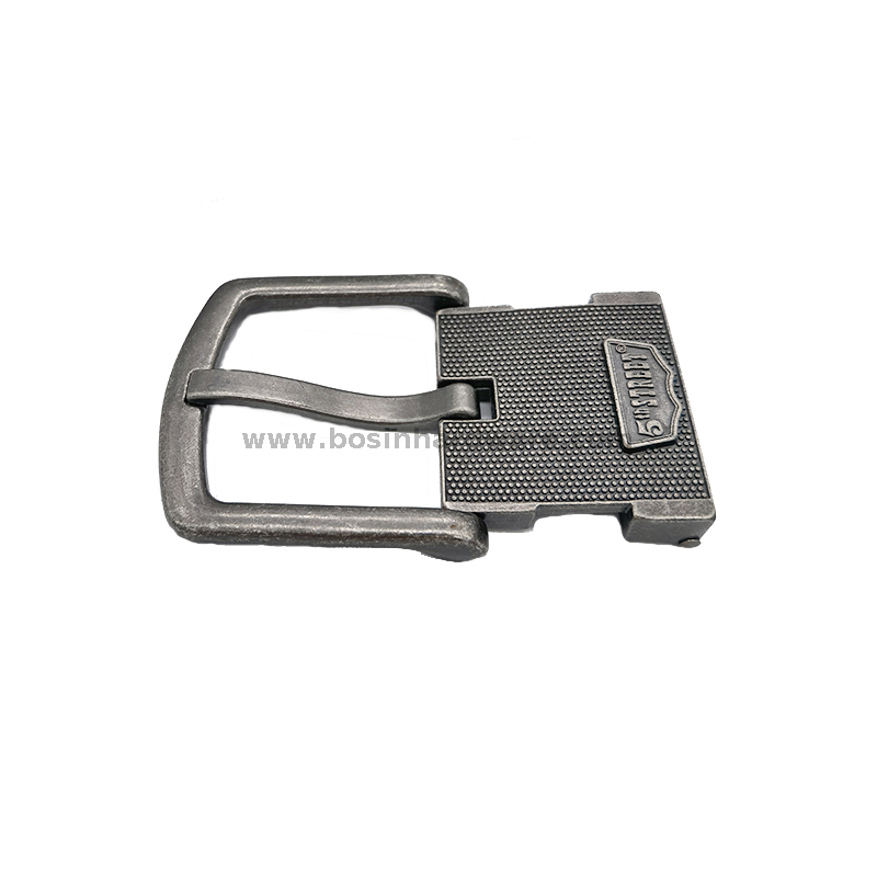 Quick Release Antique Silver Pin Leather Belt Buckle for Men's Buckle Gift