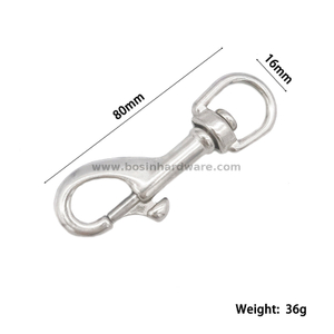 High Quality Paracord Hardware Stainless Steel Metal Snap Hook