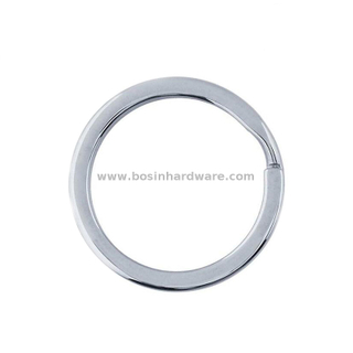 35mm Narrow Side Nickel Plated Key Holder Key Ring