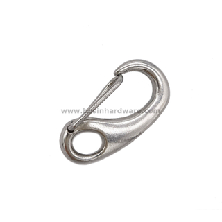 Egg Shape Stainless Steel Key Chain Carabiner Hook