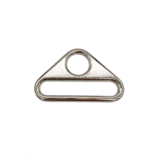 Heavy Duty Silver Plated Metal Triangle Strap Buckle 