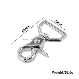 1" Pentagon Shaped Harness Trigger Snap Hooks