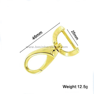 Luxury Gold Snap Hook for Sling Bag Chain