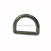 Metal D Ring Buckle Thicken Leather Clasp Purse Strap with Gunmetal Plated