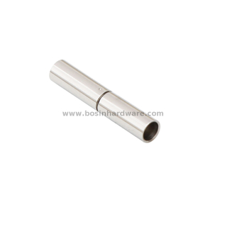 316 Stainless Steel Leather Cord Bracelet Making Column Clasps with Round Tube Shape
