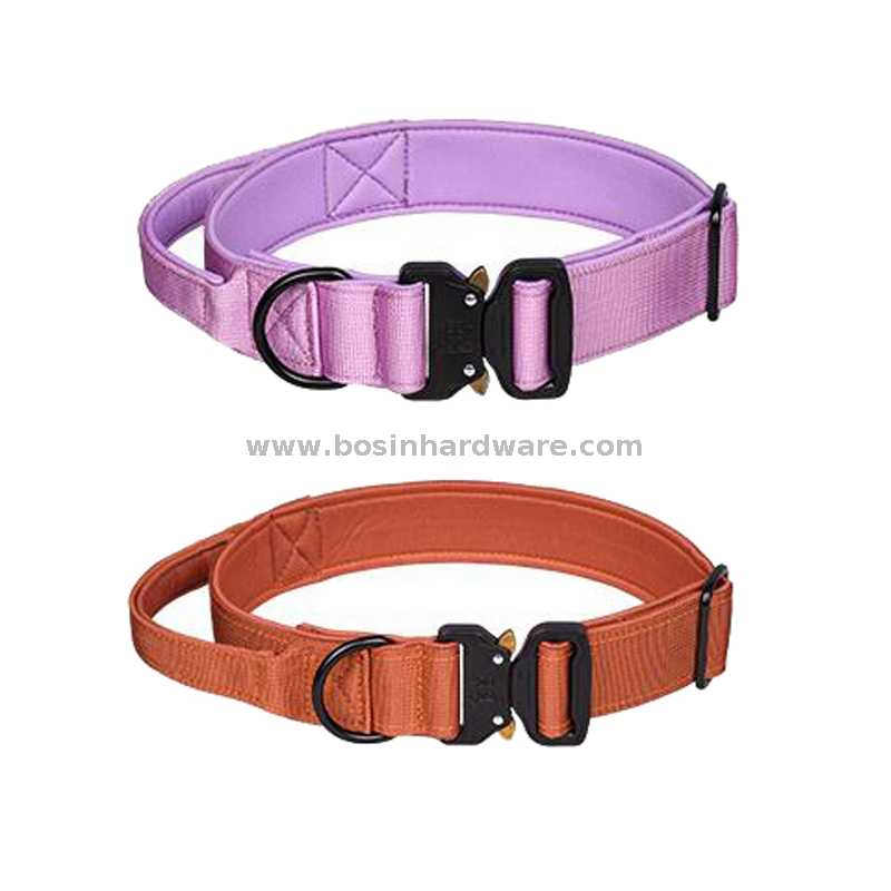 Heavy Duty Outdoor Training Tactical Dog Collars with Handle