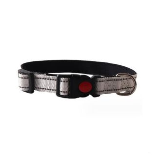 5/8 Inch Width Gray Quality Dog Collar for Small Medium Dog