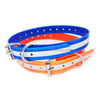 Bicolourable PVC Waterproof Adjustable Pet Collars for Dog Swimming