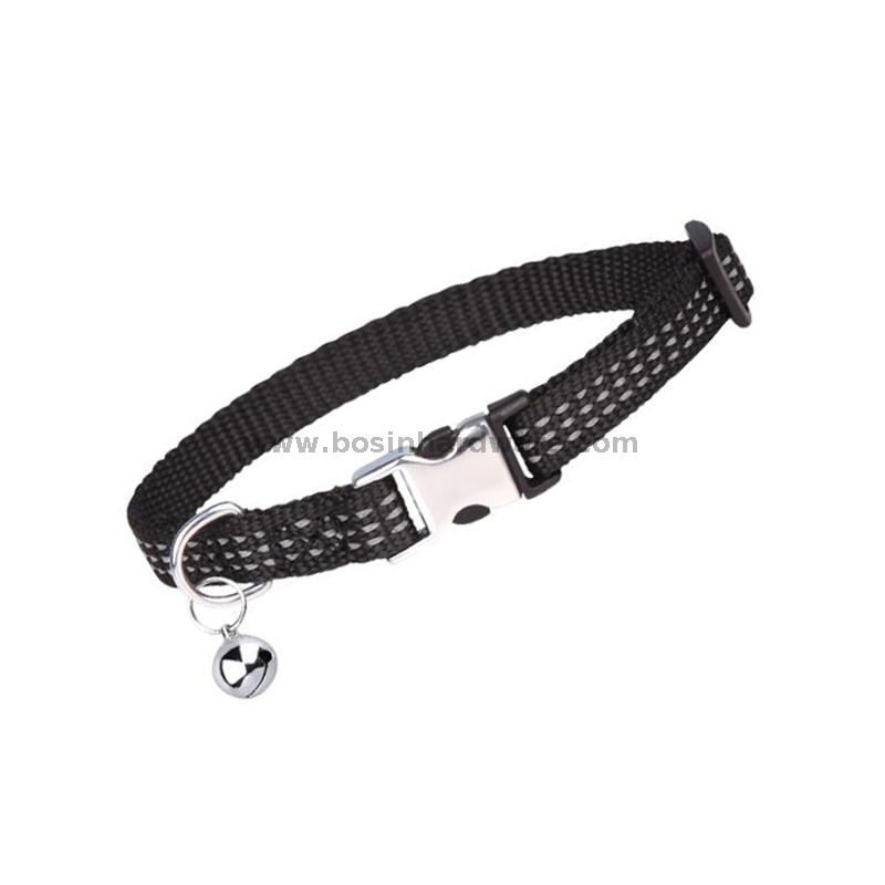 Quick Release Adjustable Nyloyn Dog Collar with Bell