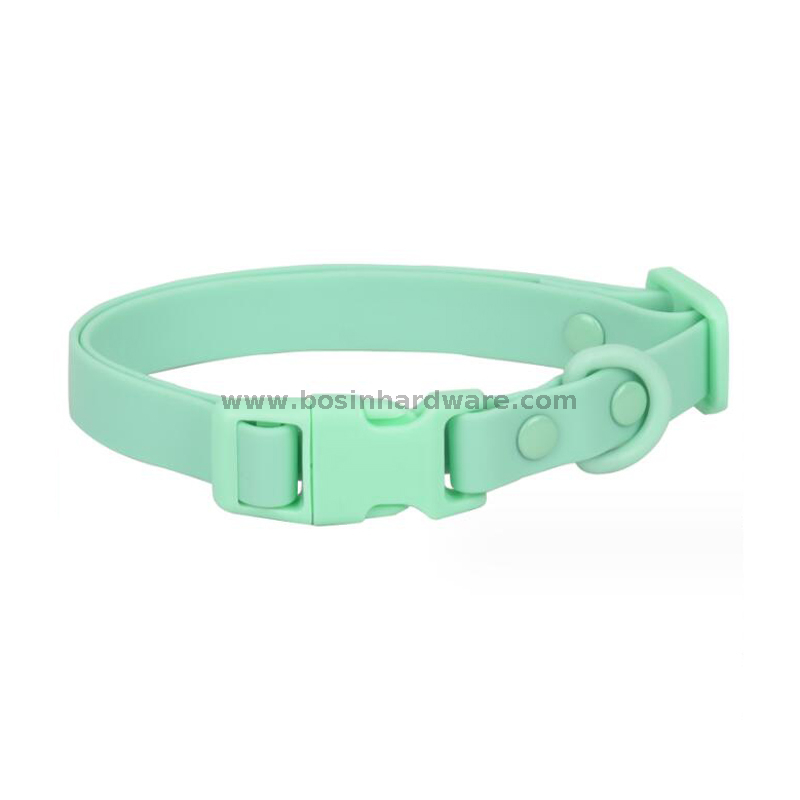 Safety And Fashion PVC Dog Collar with Plastic Buckel