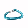 Anodized Blue Aluminum Lite Wire Carabiner for Custom Logo