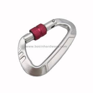 Hot Sale Durable Double Lock Screw Locking Carabiner