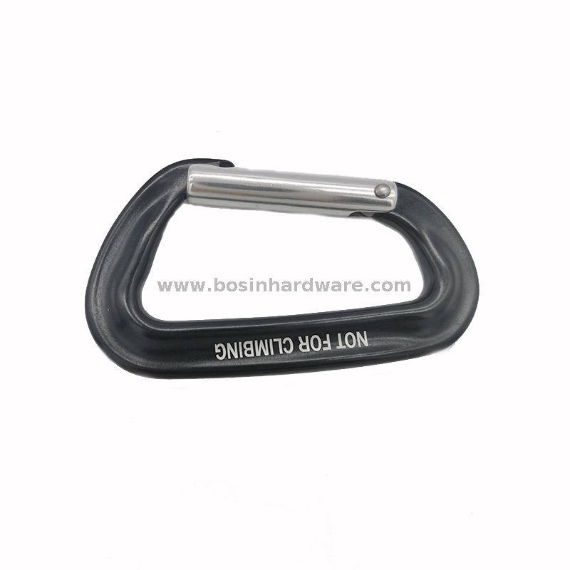 Customized Printing Logo Portable Straight Gate Karabiner