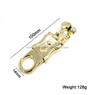 14mm Strong Gold Plated Panic Snap Hook