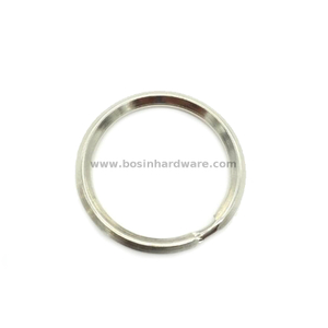 30mm Nickel Plated Triangle Hardware Split Ring
