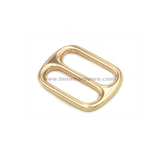 Wholesale Gold Metal Tri Glide with Smooth Finished Edges.