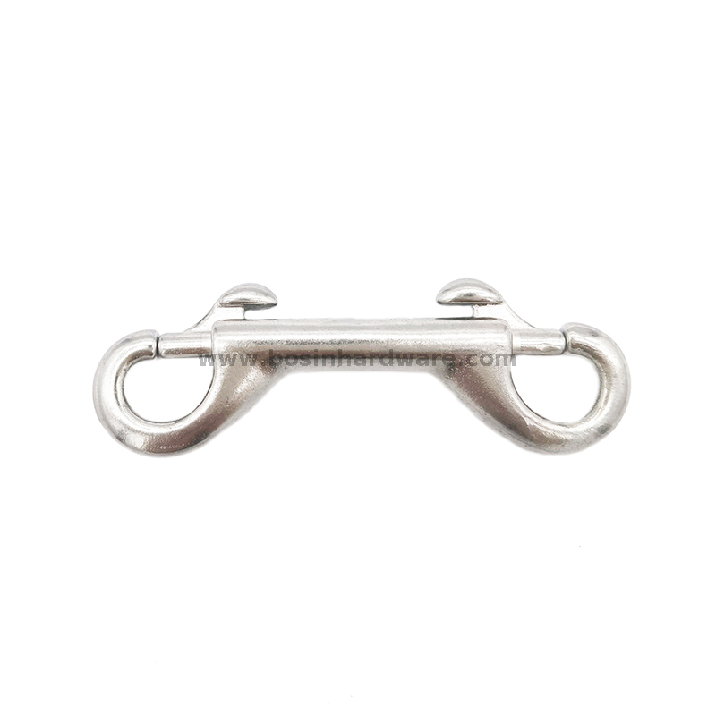 77mm Stainless Steel Double Ended Metal Snap Hook for Diving Accessories