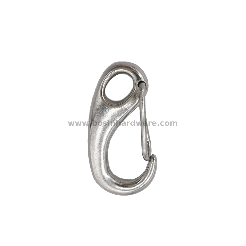 Egg Shape Stainless Steel Key Chain Carabiner Hook