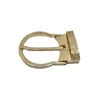 Luxury Gold Round Head Metal Belt Pin Buckle Strap