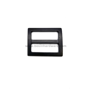 1 Inch Black Coating Bag Strap Metal Slider Buckle