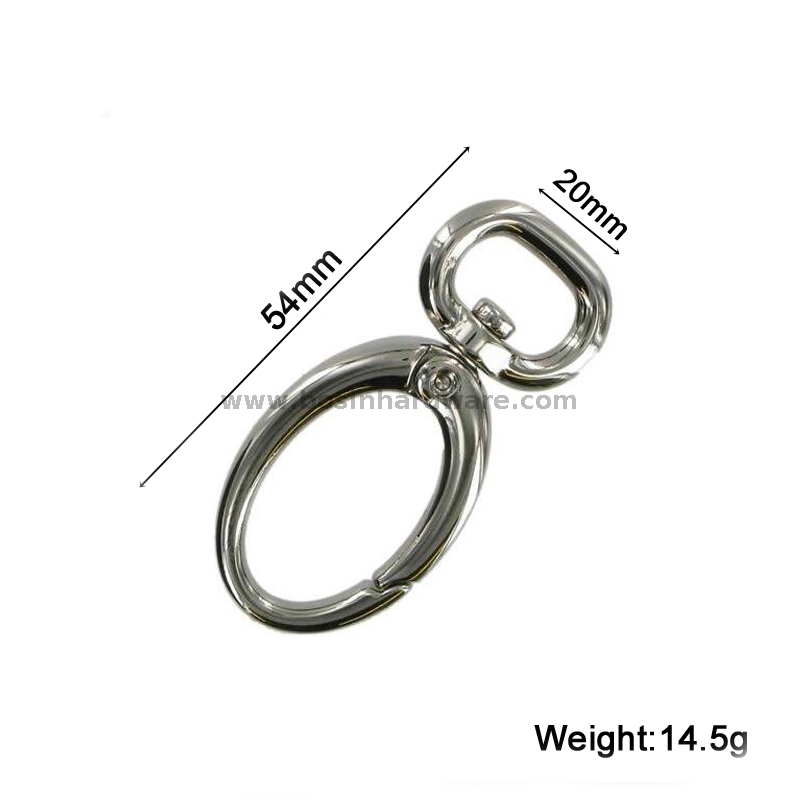 ECO Friendly Oval Keychain Snap Hook