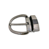 Leather Craft Hardware Pin Brushed Gunmetal Belt Buckle 