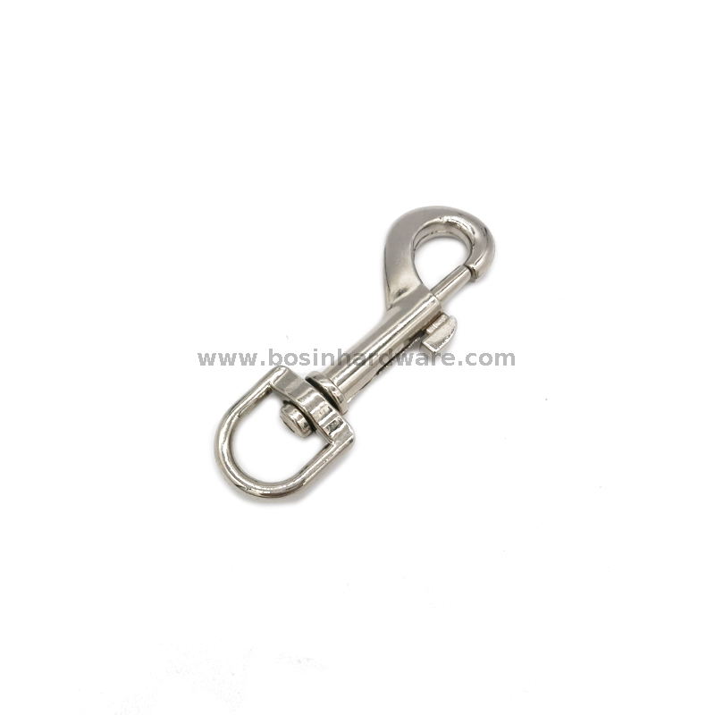 Bolt Snap Jeffers Solid Brass Double End Snap - Heavy Duty Zinc Plated Clip For Double Ended Dog Leash