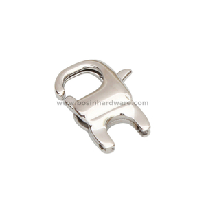 Good Quality Jewelry Accessories Square Clip Stainless Steel Lobster Claw Clasp