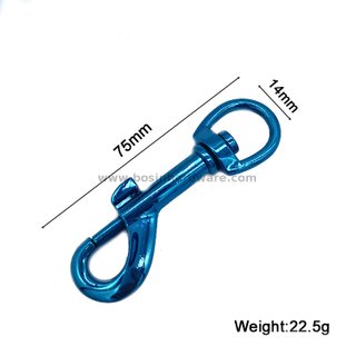 Custom Colors 9/16 Inch Metal Snap Hook