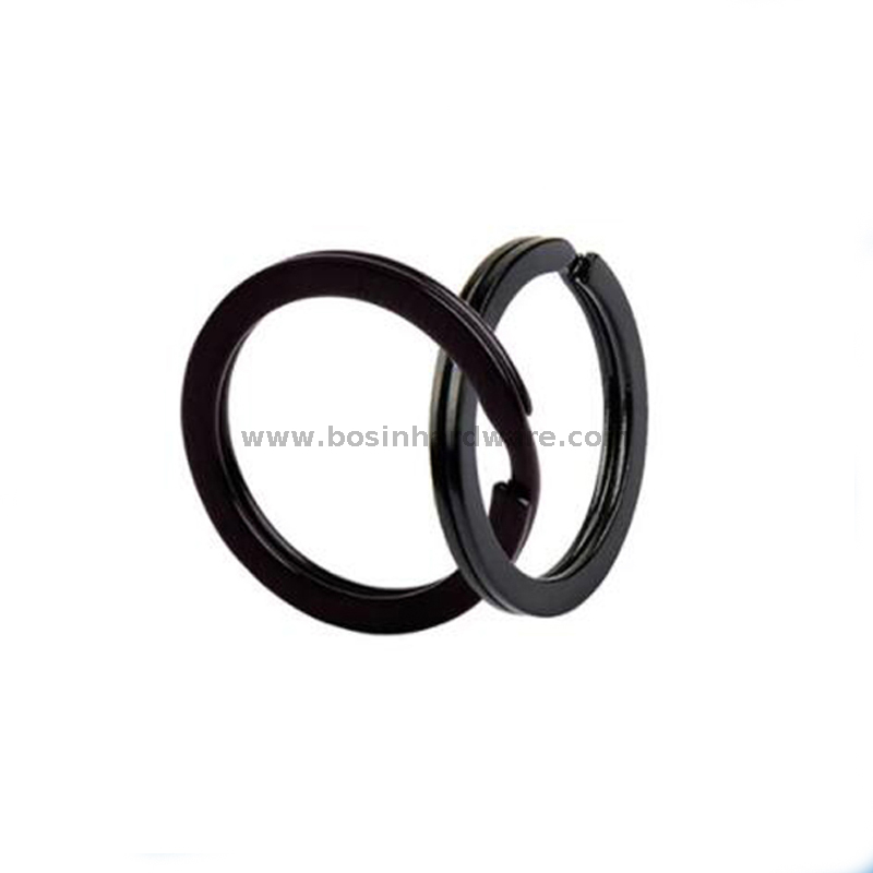 30mm Black Plated Split Ring