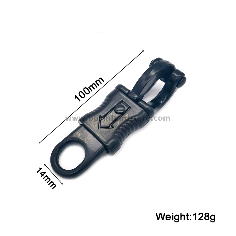 Custom Black Coating Panic Snap Hook