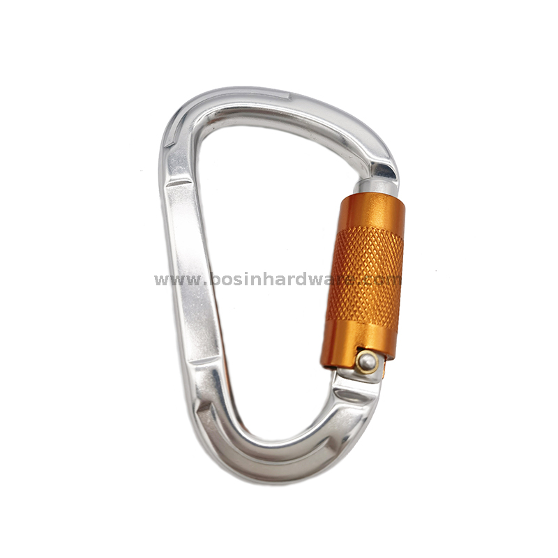 Marine Hardware Twist Gate Auto Locking Aluminum Carabiner