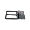 30mm Zinc Alloy Reversible Tail Clip Pin Belt Buckle with Matte Black Color