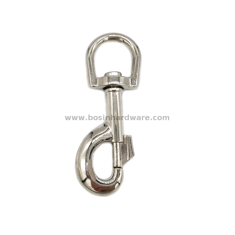 22mm Nickel Plated Hardware Snap Hook
